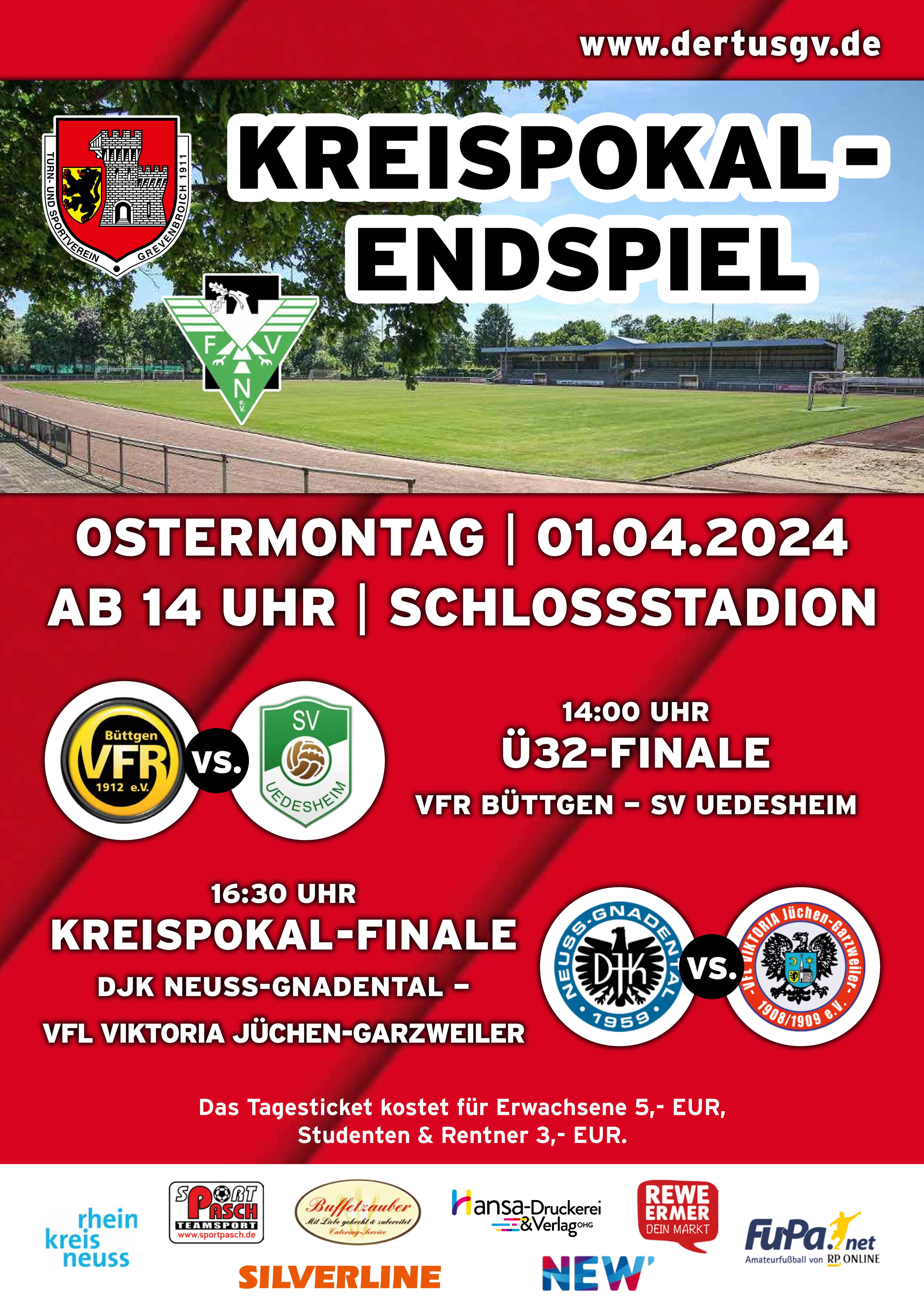 Plakat TuS GV Kreispokal Endspiel