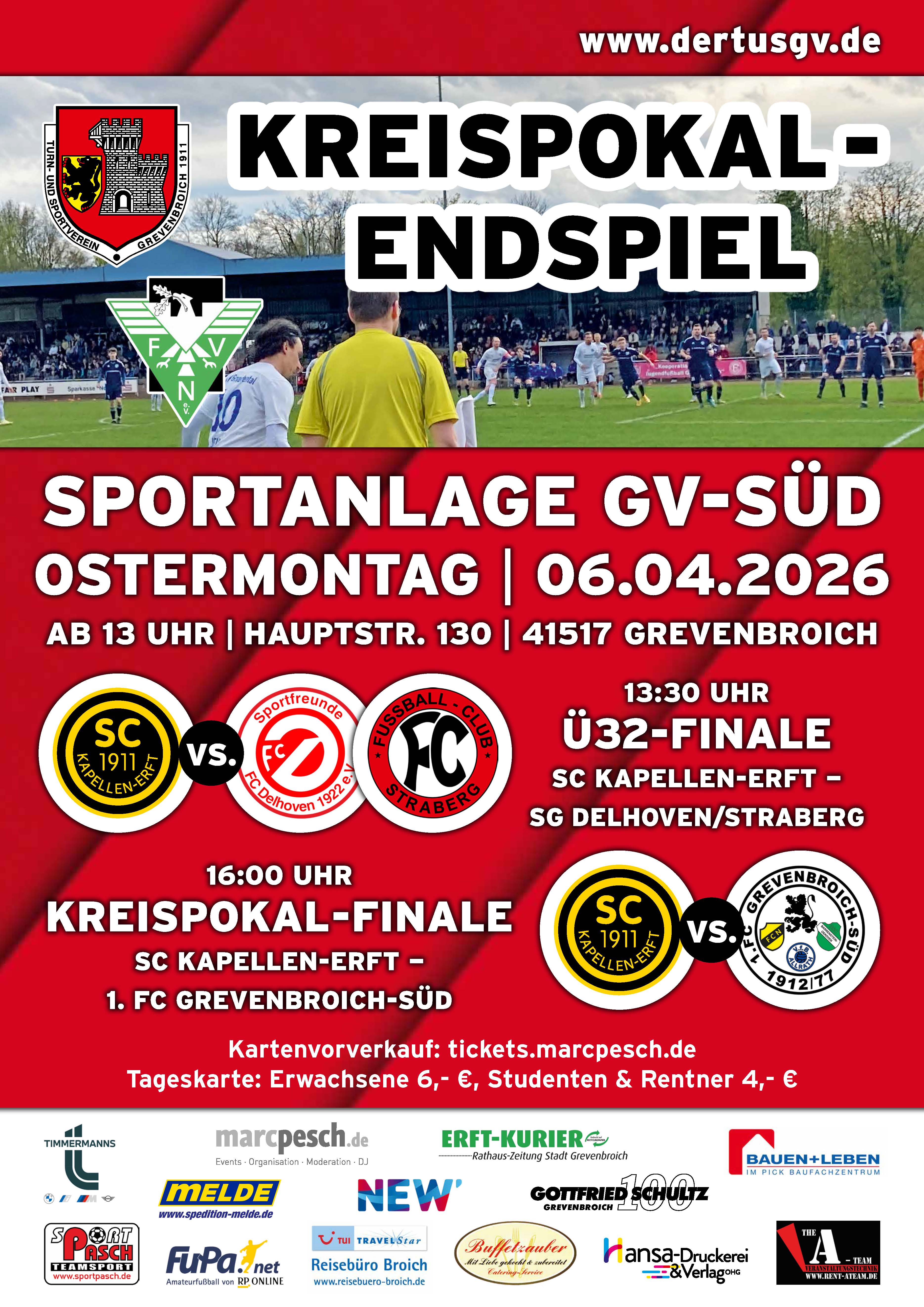 Plakat TuS GV Kreispokal Endspiel 2026